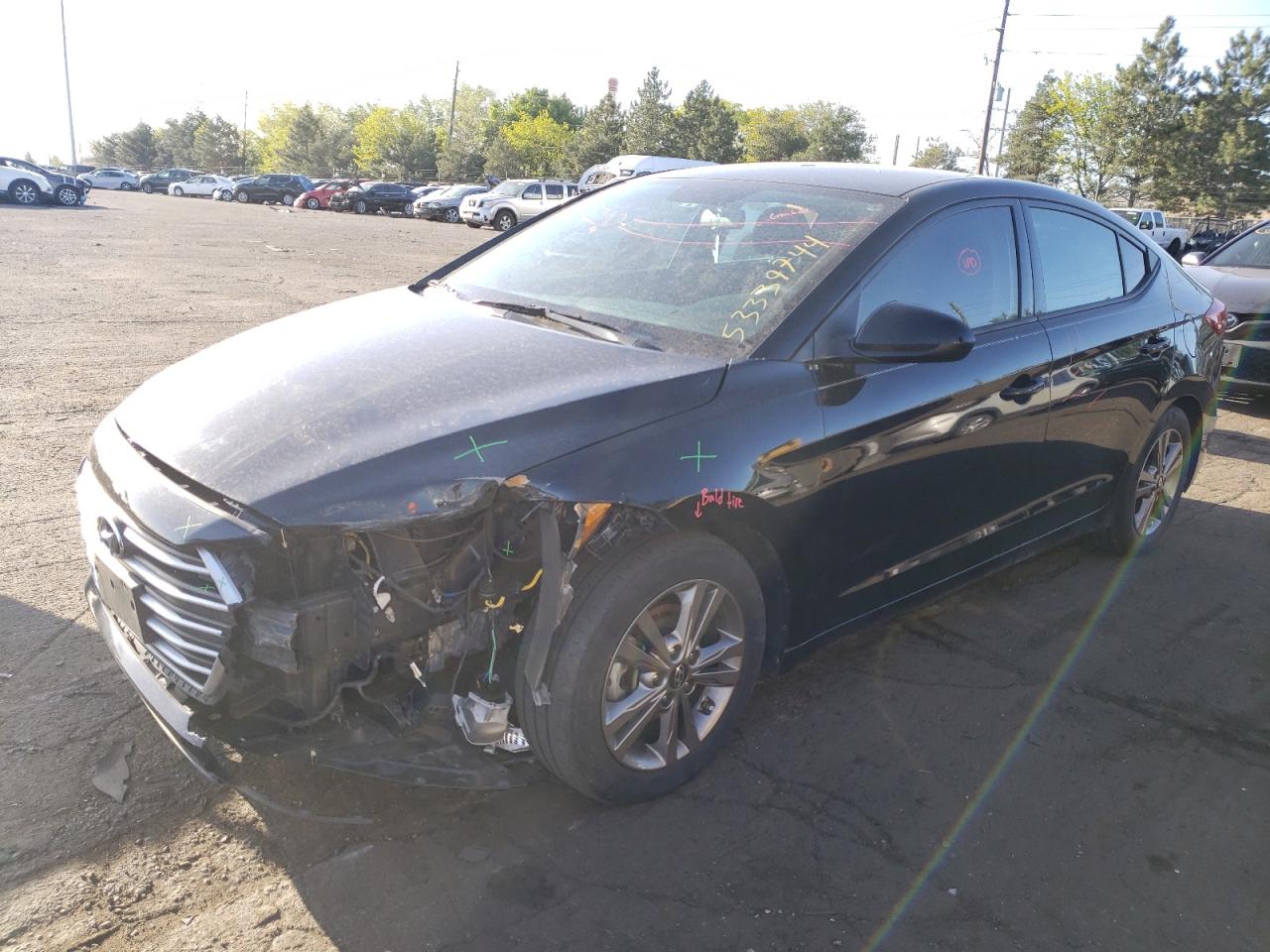 Lot #2823482141 2018 HYUNDAI ELANTRA SE