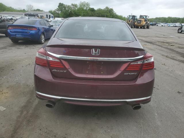 2016 Honda Accord Sport VIN: 1HGCR2F54GA145498 Lot: 55066894