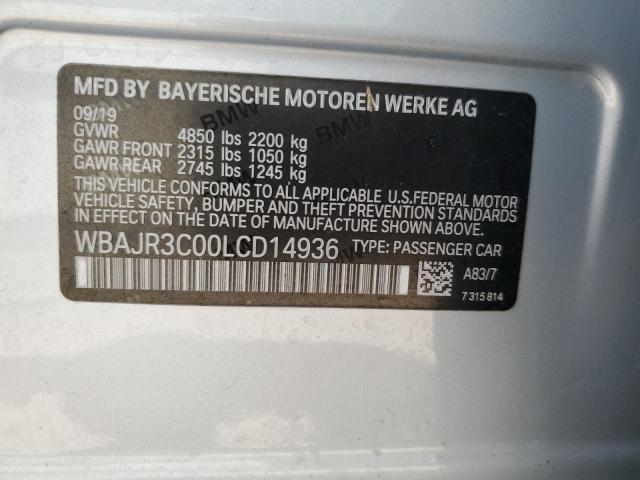 2020 BMW 530 I VIN: WBAJR3C00LCD14936 Lot: 56473474