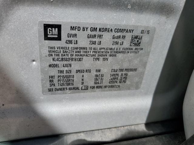 2015 BUICK ENCORE CON - KL4CJBSB2FB181307