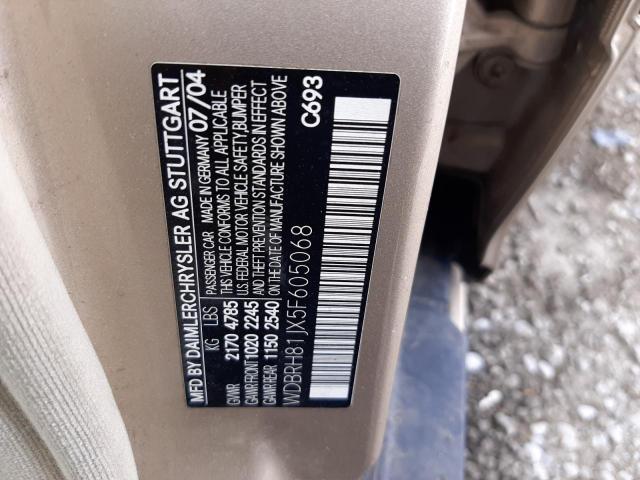 2005 Mercedes-Benz C 240 Sportwagon 4Matic VIN: WDBRH81JX5F605068 Lot: 56931274