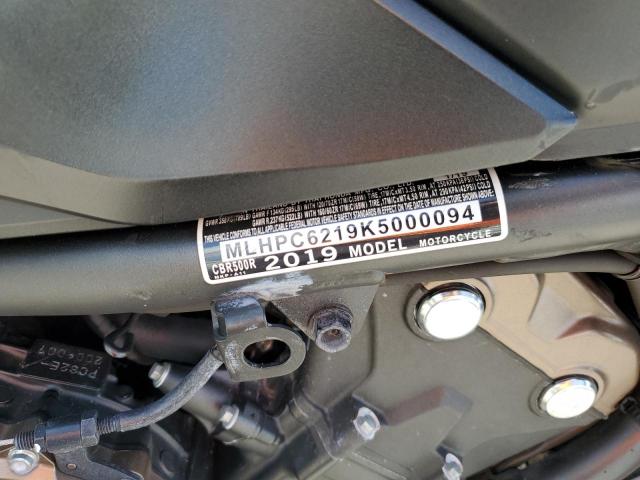 2019 HONDA CBR500 R MLHPC6219K5000094