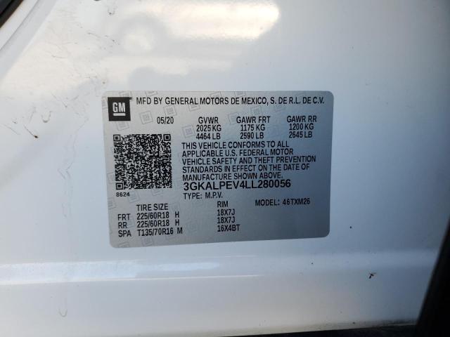 2020 GMC Terrain Slt VIN: 3GKALPEV4LL280056 Lot: 55743914