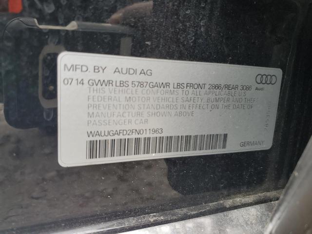 2015 AUDI A8 QUATTRO WAUJGAFD2FN011963