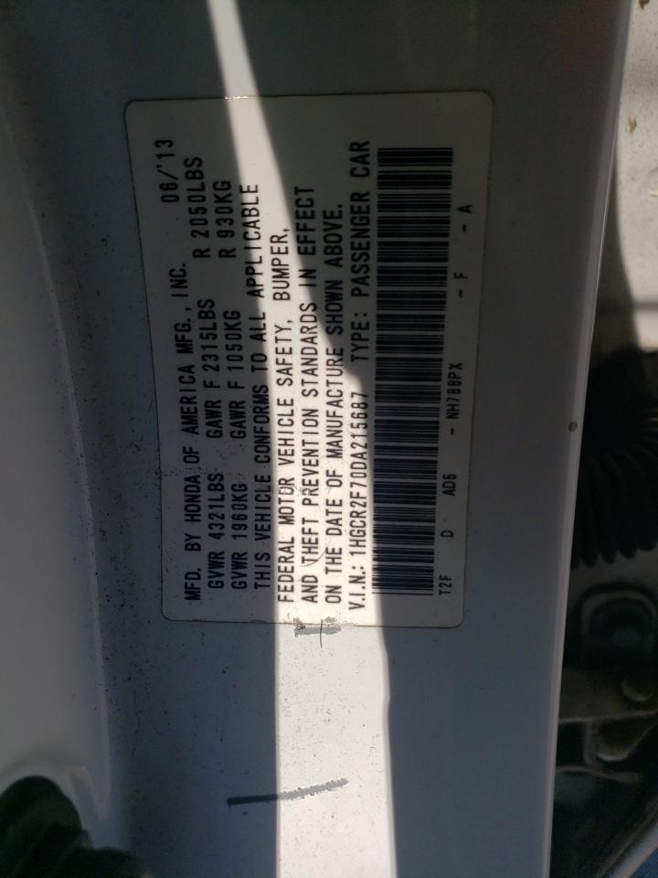 1HGCR2F70DA215687 2013 Honda Accord Ex