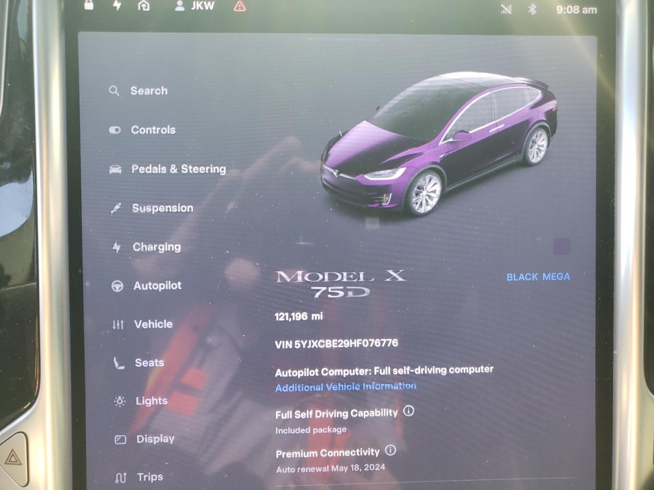 5YJXCBE29HF076776 2017 Tesla Model X