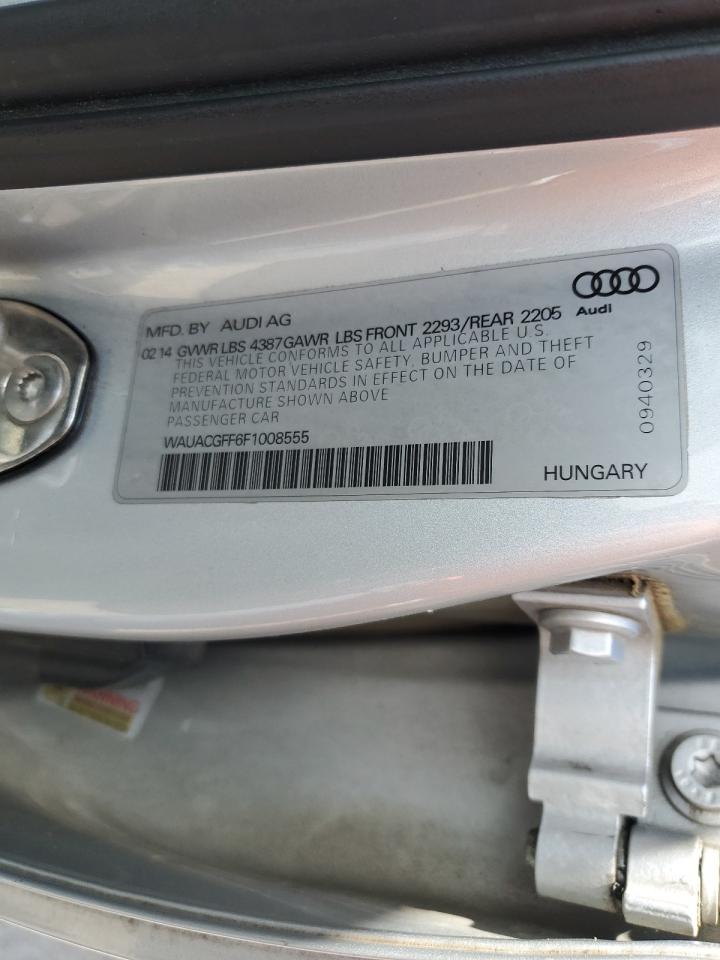 WAUACGFF6F1008555 2015 Audi A3 Premium