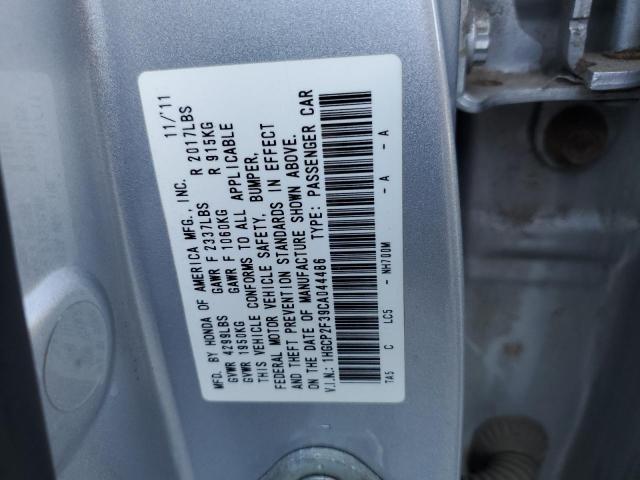 2012 Honda Accord Lx VIN: 1HGCP2F39CA044486 Lot: 56064174