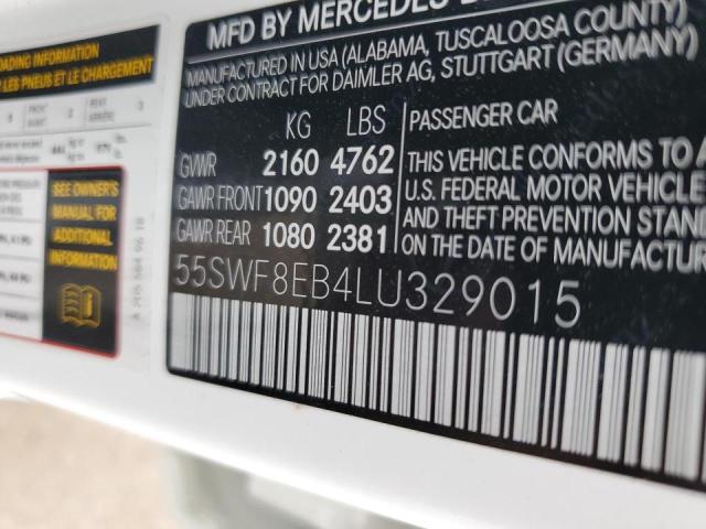 2020 MERCEDES-BENZ C 300 4MAT - 55SWF8EB4LU329015