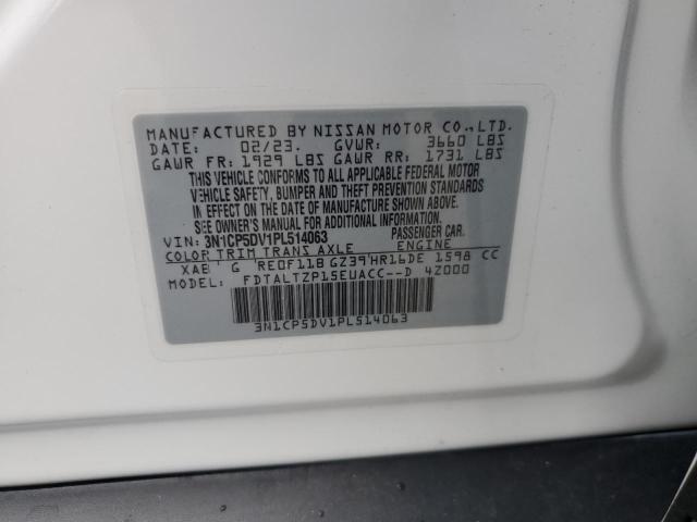 2023 Nissan Kicks Sr VIN: 3N1CP5DV1PL514063 Lot: 54724554