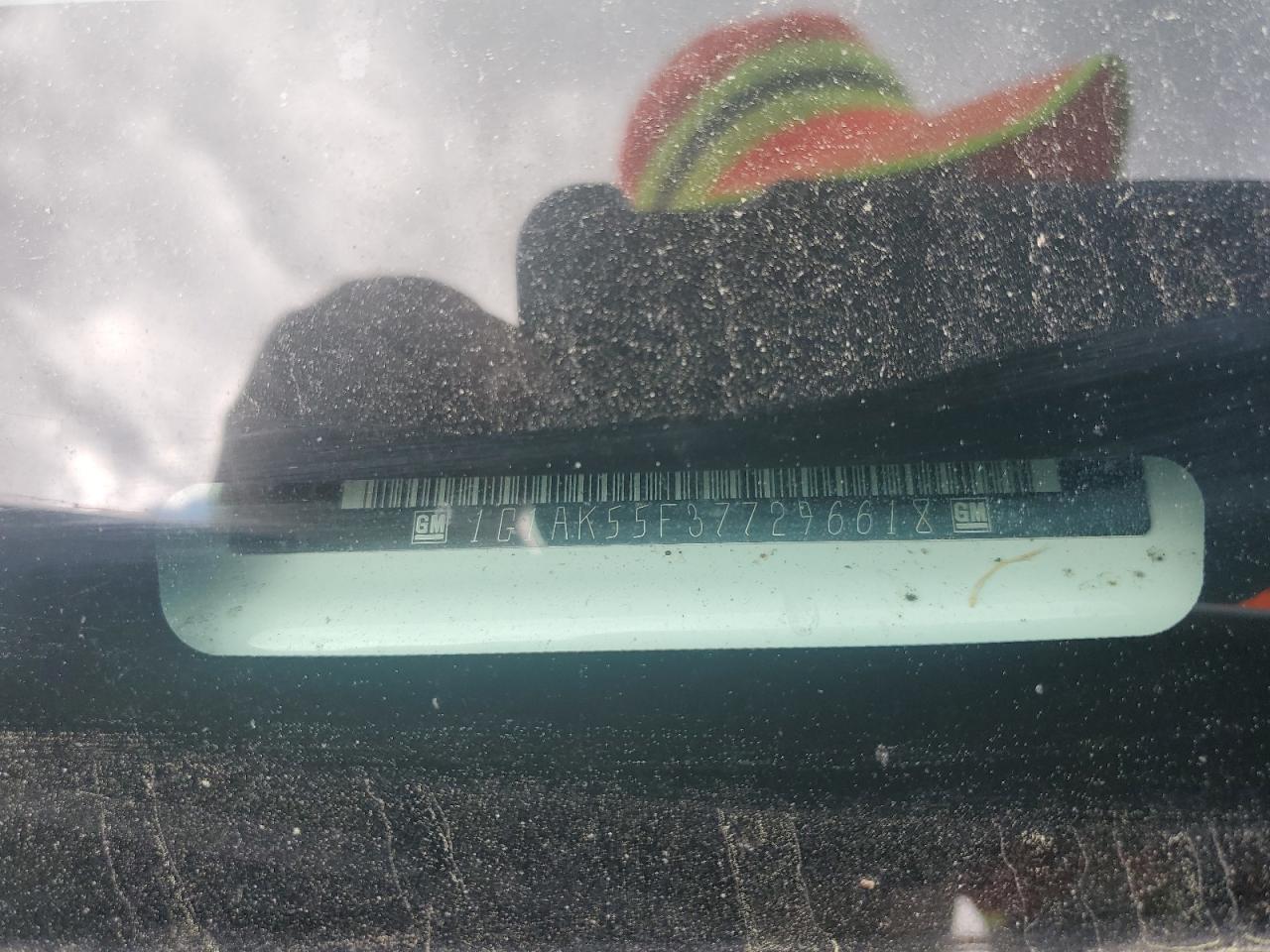 1G1AK55F377296618 2007 Chevrolet Cobalt Ls