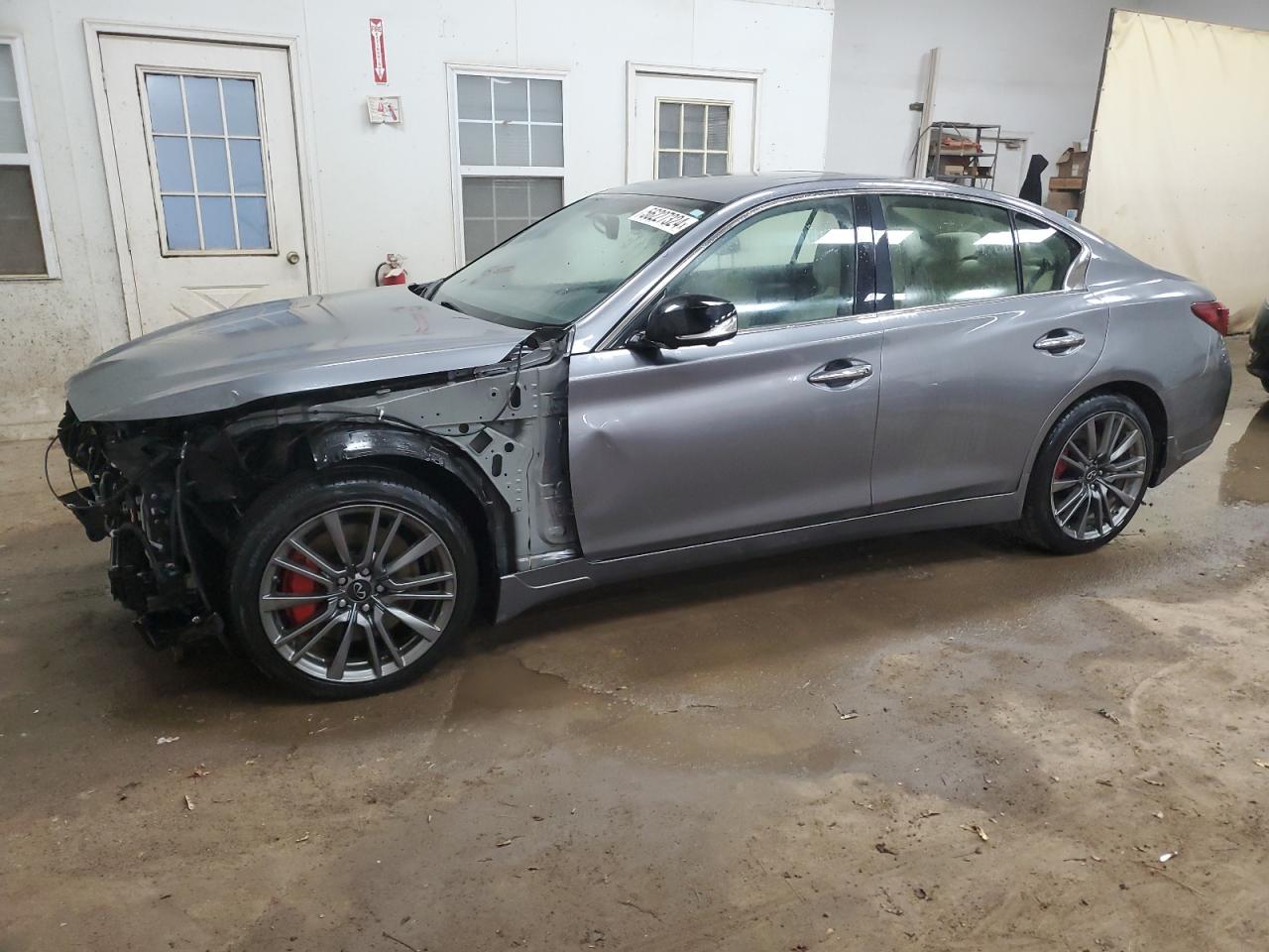 2019 Infiniti Q50 Red Sport 400 vin: JN1FV7AR5KM830019