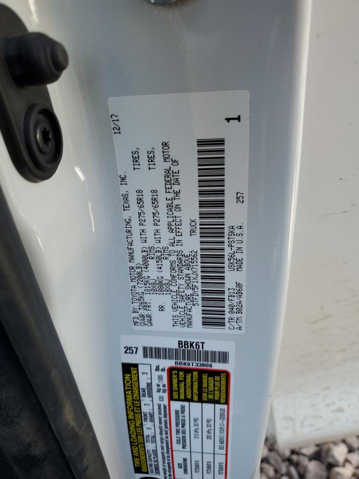 5TFDY5F1XJX715562 2018 Toyota Tundra Crewmax Sr5