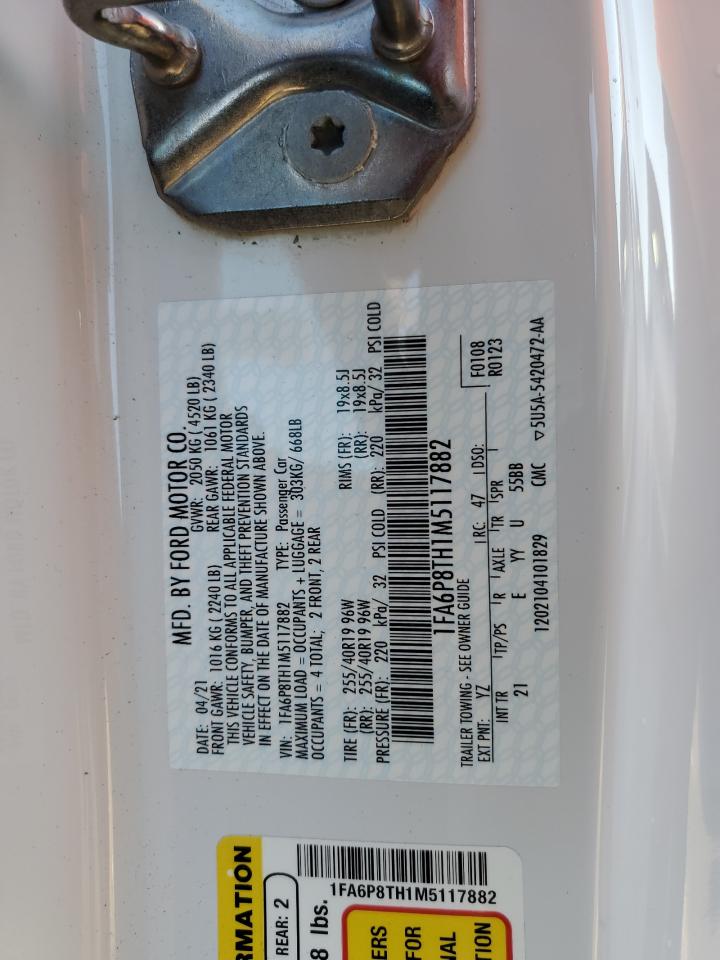 1FA6P8TH1M5117882 2021 Ford Mustang