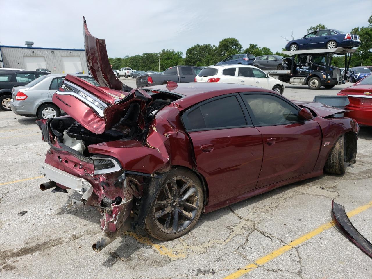 Lot #2753976945 2019 DODGE CHARGER SC