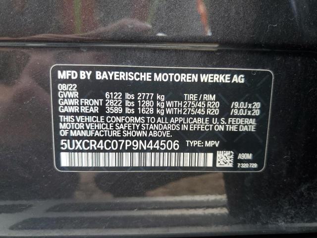 2023 BMW X5 Sdrive 40I VIN: 5UXCR4C07P9N44506 Lot: 54286754