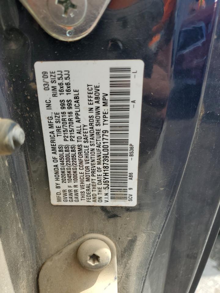 5J6YH18739L001779 2009 Honda Element Ex