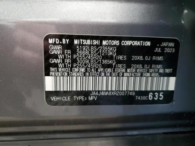 2024 Mitsubishi Outlander Sel VIN: JA4J4WA8XRZ007749 Lot: 56372784