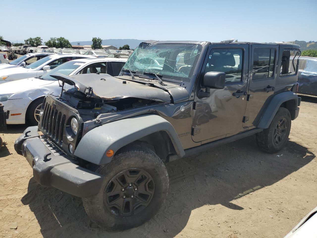 2016 Jeep Wrangler Unlimited Sport vin: 1C4BJWDG0GL258317