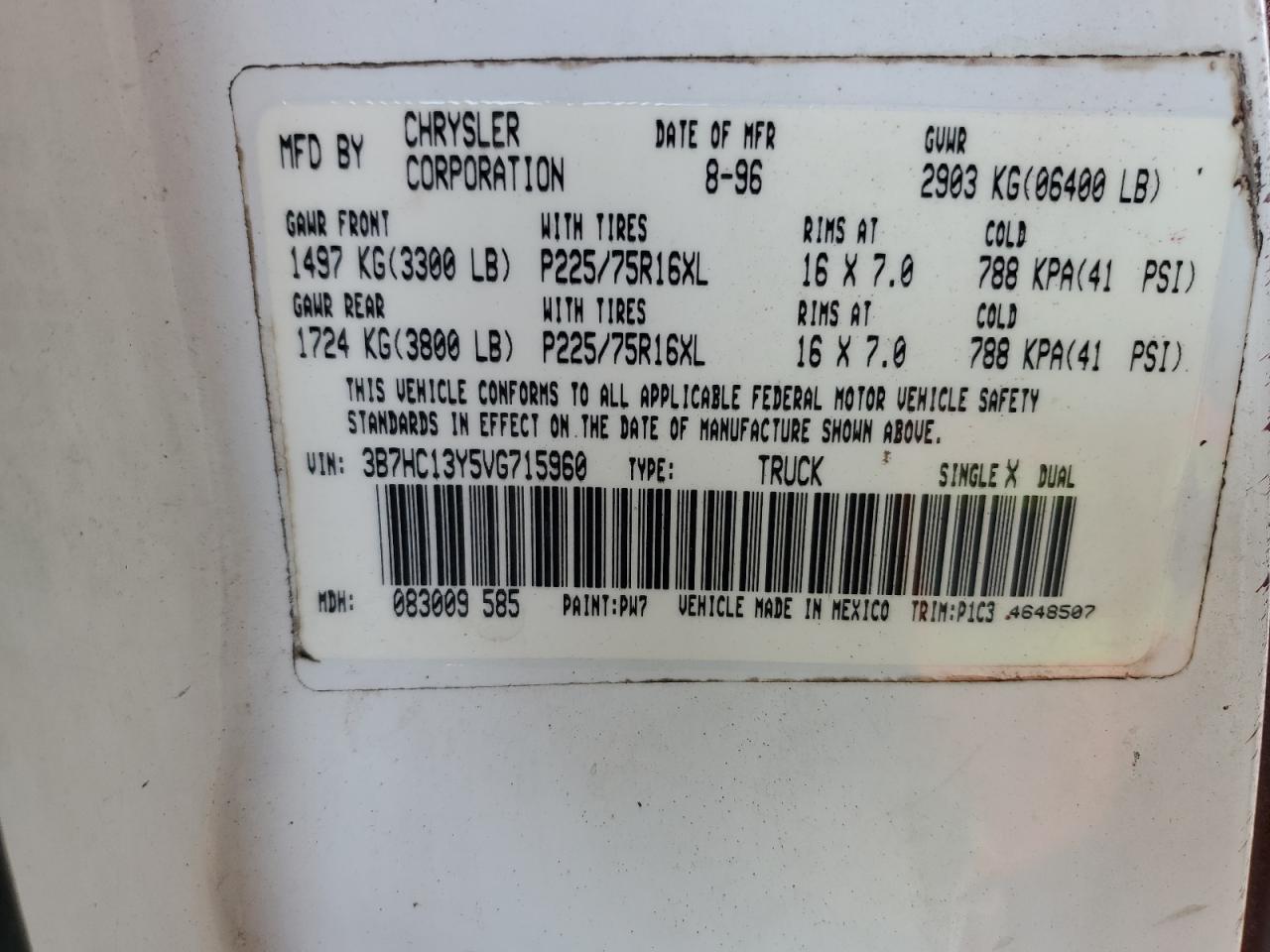 3B7HC13Y5VG715960 1997 Dodge Ram 1500