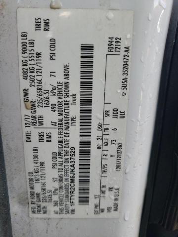 2018 Ford Transit T-250 VIN: 1FTYR2CM6JKA37529 Lot: 56519054