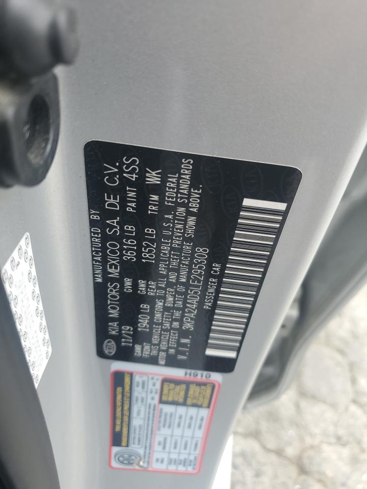 3KPA24AD5LE295308 2020 Kia Rio Lx