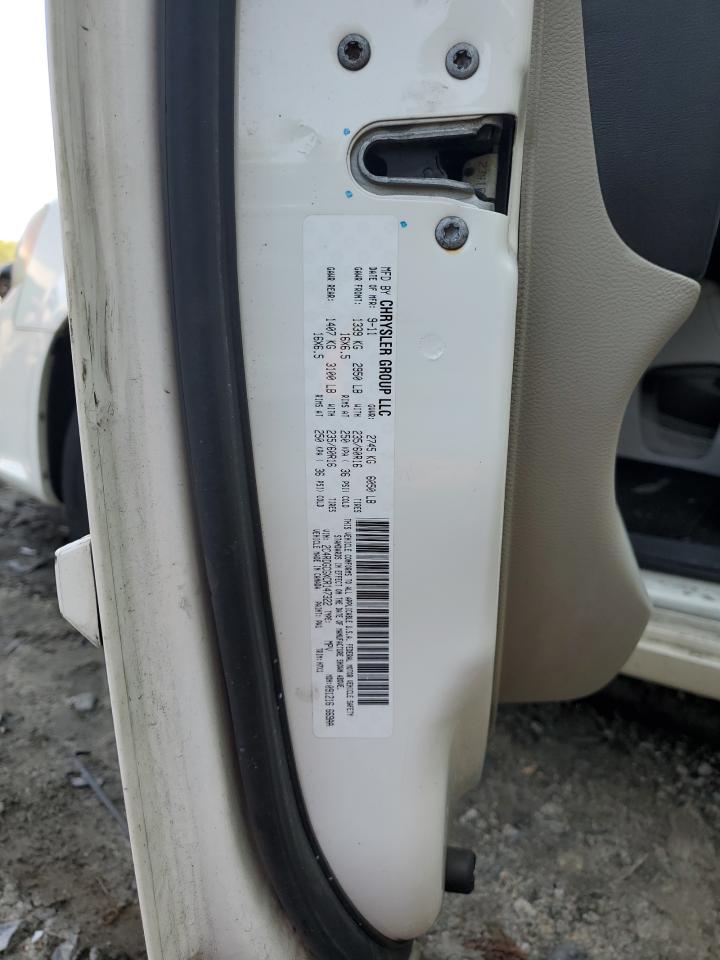 2C4RDGCGXCR147322 2012 Dodge Grand Caravan Sxt