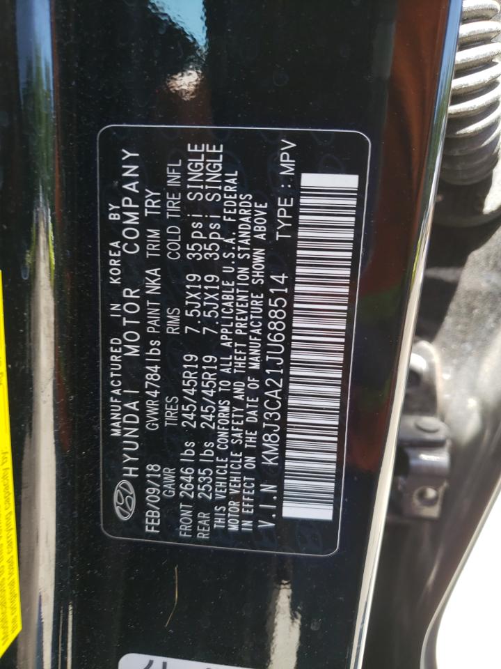 KM8J3CA21JU688514 2018 Hyundai Tucson Value