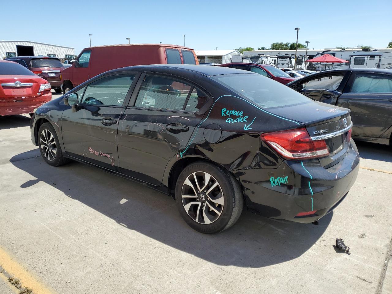 2HGFB2F83EH535423 2014 Honda Civic Ex