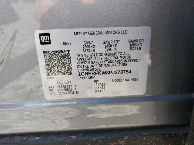 1GNERFKW8PJ278754 2023 CHEVROLET TRAVERSE - Image 13