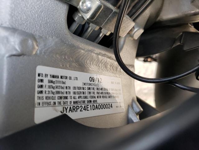 2013 YAMAHA FJR1300 A JYARP24E1DA000024