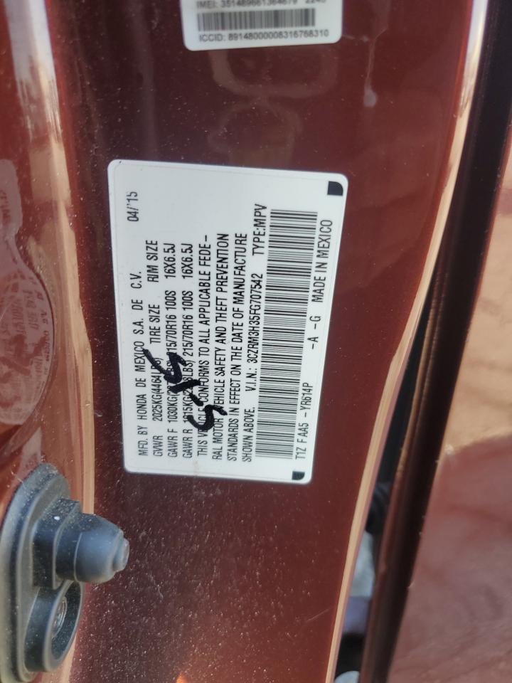 3CZRM3H35FG707542 2015 Honda Cr-V Lx