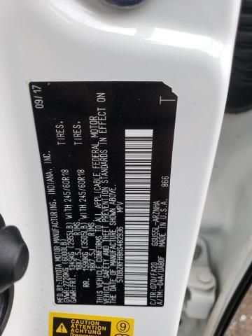 2017 TOYOTA HIGHLANDER - 5TDBZRFH8HS482936
