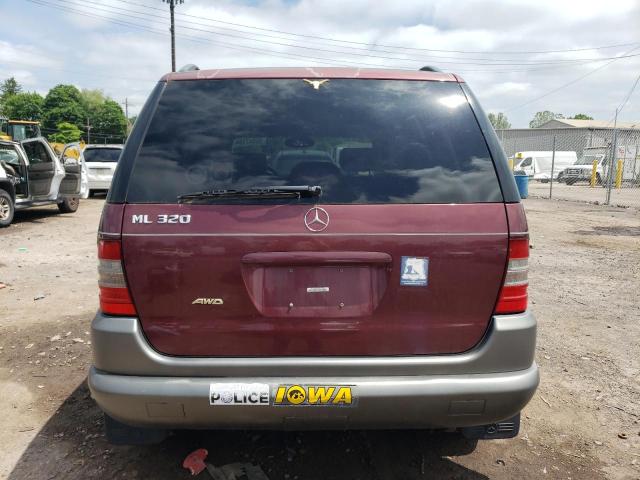 1999 Mercedes-Benz Ml 320 VIN: 4JGAB54E9XA128612 Lot: 55547184