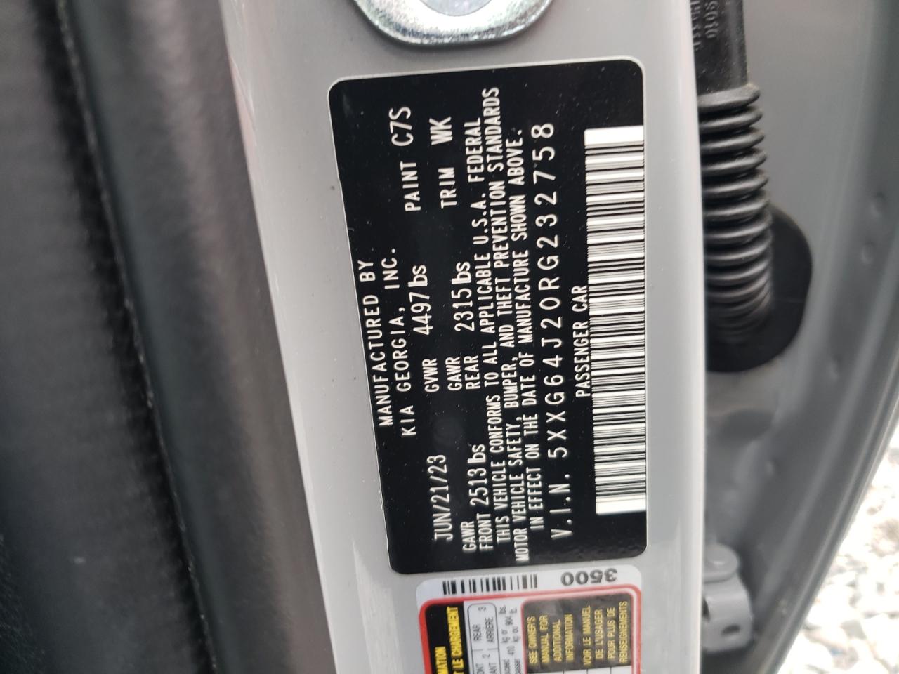 5XXG64J20RG232758 2024 Kia K5 Gt Line