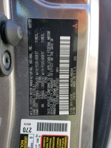 5TDYSKFC7NS073560 Toyota All Models SIENNA XLE 13