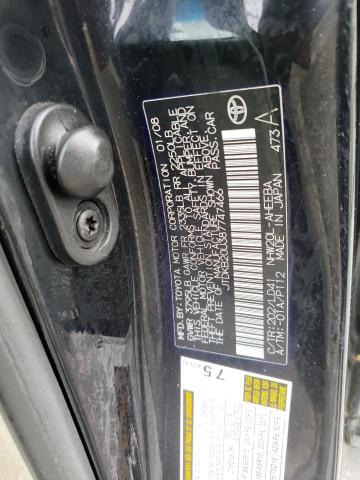 2008 Toyota Prius VIN: JTDKB20U387747466 Lot: 52139764