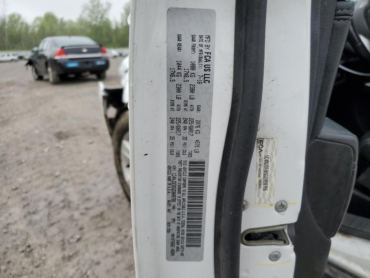 1C4NJDEB5GD808786 2016 Jeep Compass Latitude