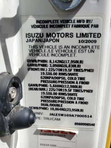 2010 Isuzu Nqr VIN: JALE5W169A7900514 Lot: 56157704