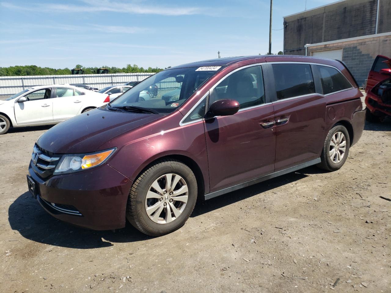 5FNRL5H68EB030652 2014 Honda Odyssey Exl