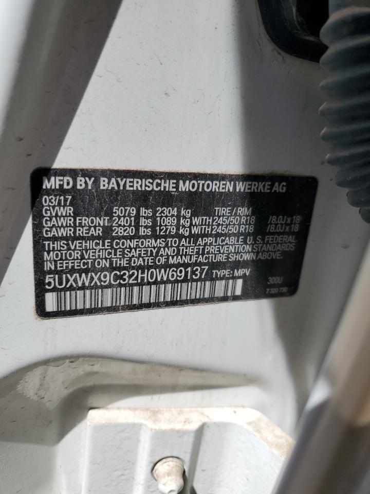 5UXWX9C32H0W69137 2017 BMW X3 xDrive28I