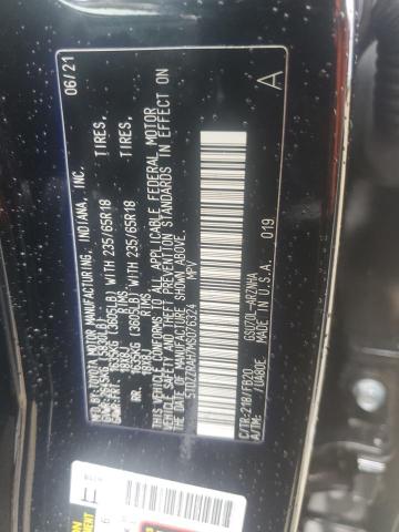 2021 Toyota Highlander L VIN: 5TDZZRAH7MS076324 Lot: 55393924