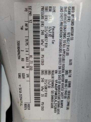 2018 FORD FOCUS SEL - 1FADP3M2XJL312889