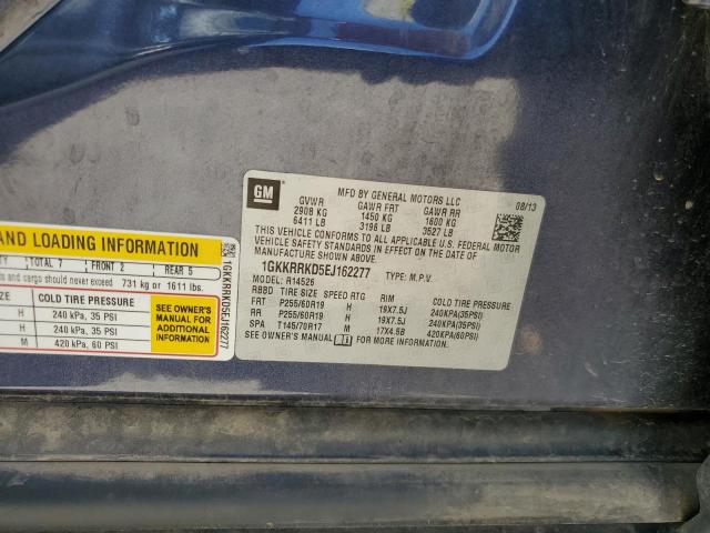 2014 GMC Acadia Slt-1 VIN: 1GKKRRKD5EJ162277 Lot: 54454614