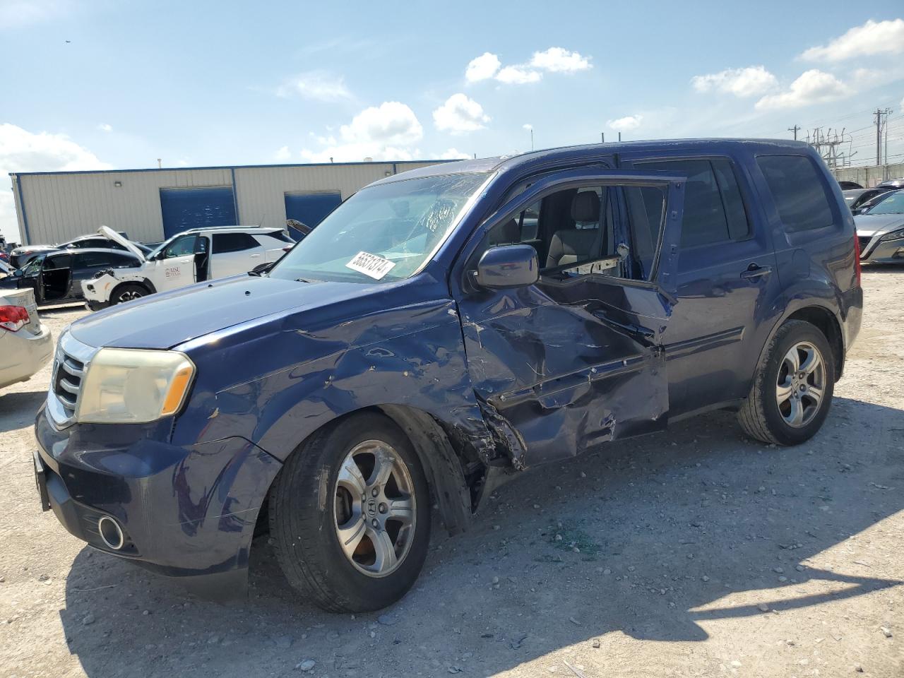 2013 Honda Pilot Exl vin: 5FNYF3H54DB017877