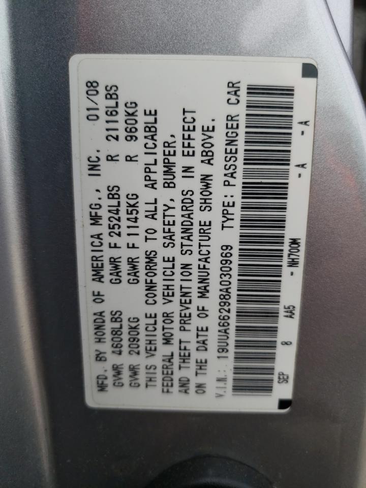 19UUA66298A030969 2008 Acura Tl