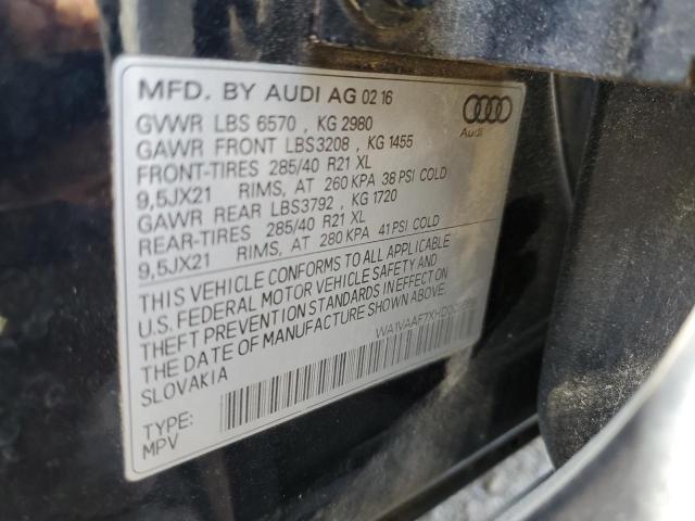 VIN WA1VAAF7XHD009669 2017 Audi Q7, Prestige no.13