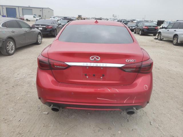 2018 Infiniti Q50 Red Sport 400 VIN: JN1FV7AP0JM460742 Lot: 55813134