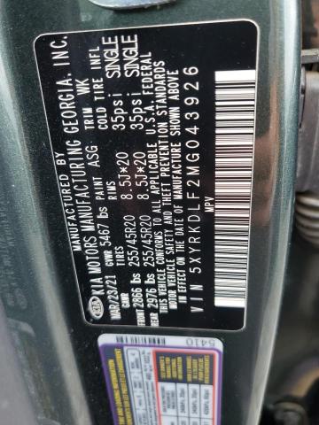 2021 KIA SORENTO SX - 5XYRKDLF2MG043926