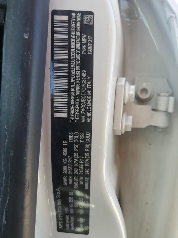 ZACCJBCT7GPC81469 2016 Jeep Renegade Trailhawk